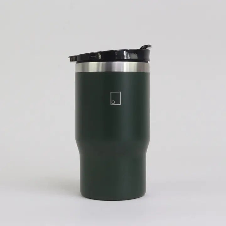 Taza térmica verde de 14 oz