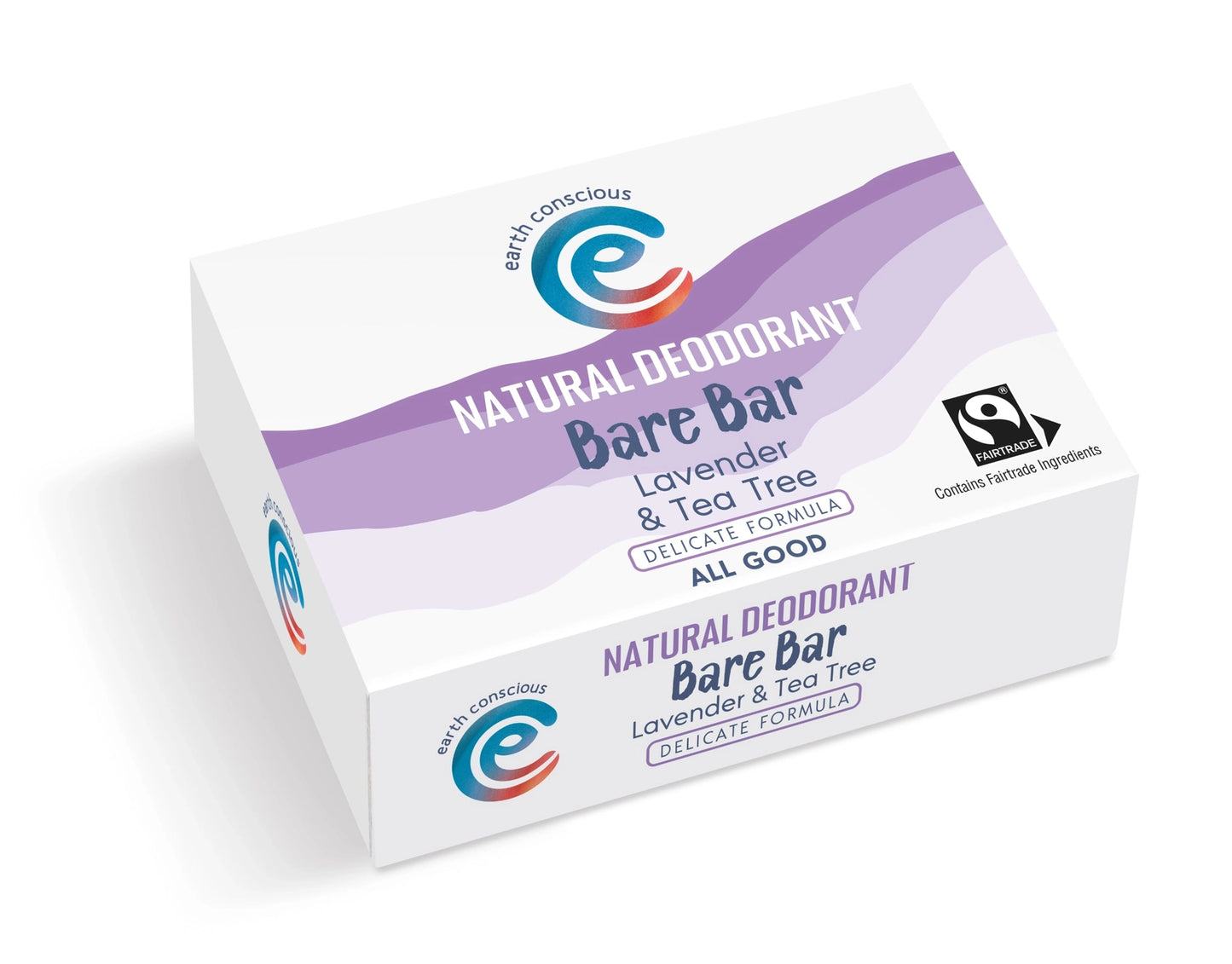 Bare Bar Delicate - Déodorant naturel à la lavande et à l'arbre à thé - 90 g (sans bicarbonate)