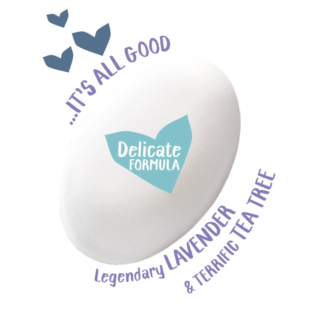 Bare Bar Delicate - Déodorant naturel à la lavande et à l'arbre à thé - 90 g (sans bicarbonate)