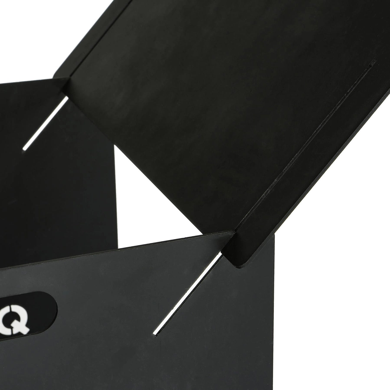 Bobbyq Portable Flat Pack Fire Pit - 40 X 46 X 30cm - Black