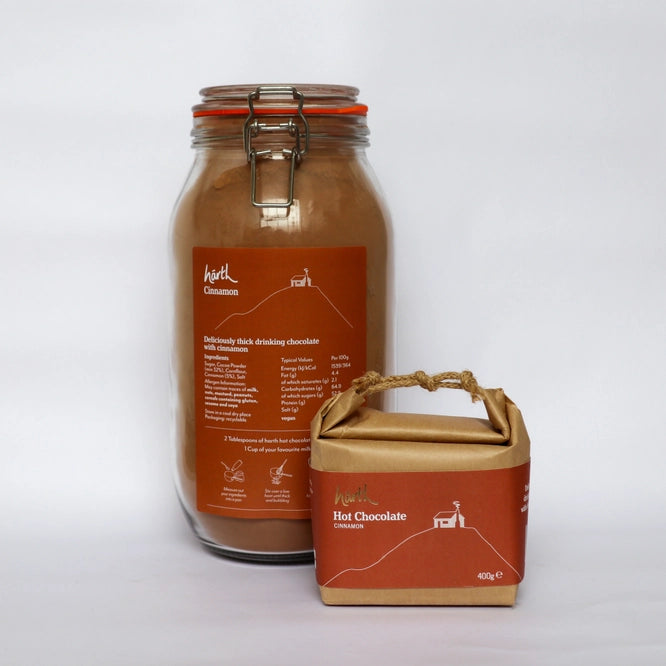 Recharge de chocolat chaud à la cannelle, sachet de 1 kg