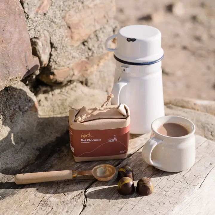 Chocolate caliente con canela