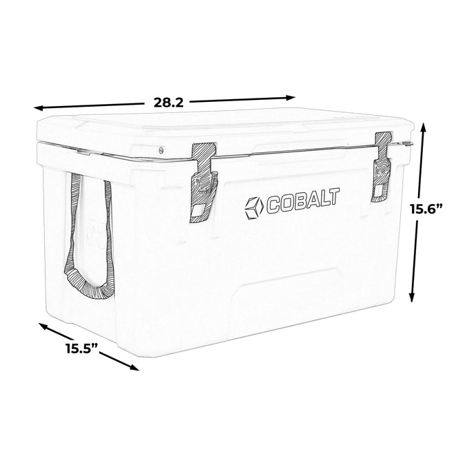 Super glacière rotomoulée Cobalt de 55 litres