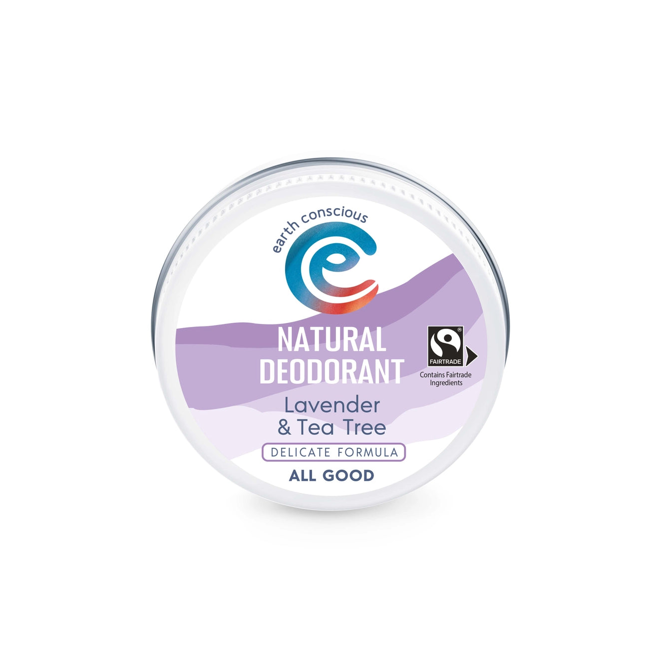Delicate - Lavender & Tea Tree 60g Bicarb-Free Natural Deodorant