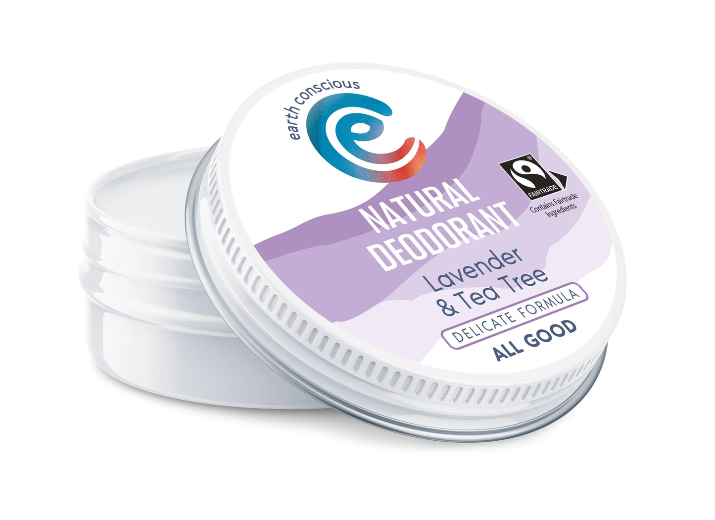 Delicate - Lavender & Tea Tree 60g Bicarb-Free Natural Deodorant