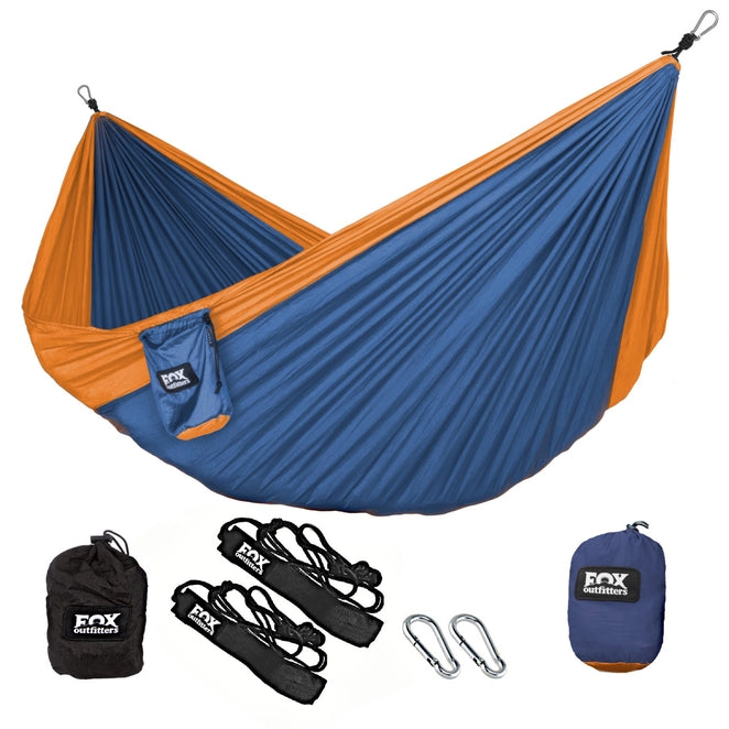 Hamac double - Orange Bleu