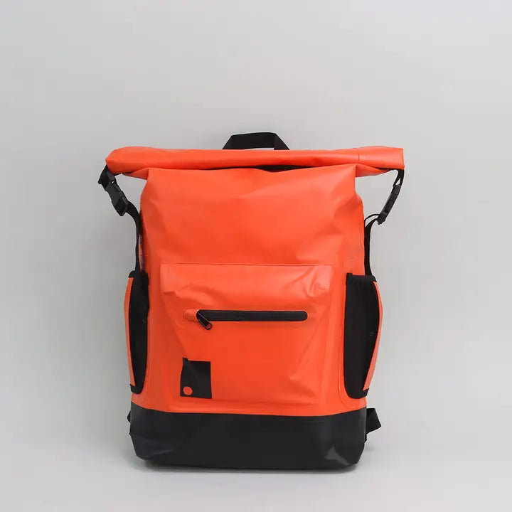 Sac à dos étanche avec fermeture à enroulement Orange