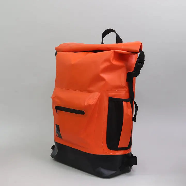 Sac à dos étanche avec fermeture à enroulement Orange