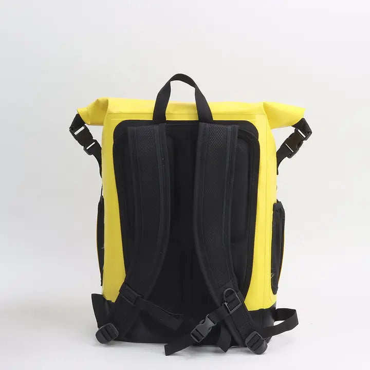 Sac à dos étanche avec fermeture à enroulement Jaune