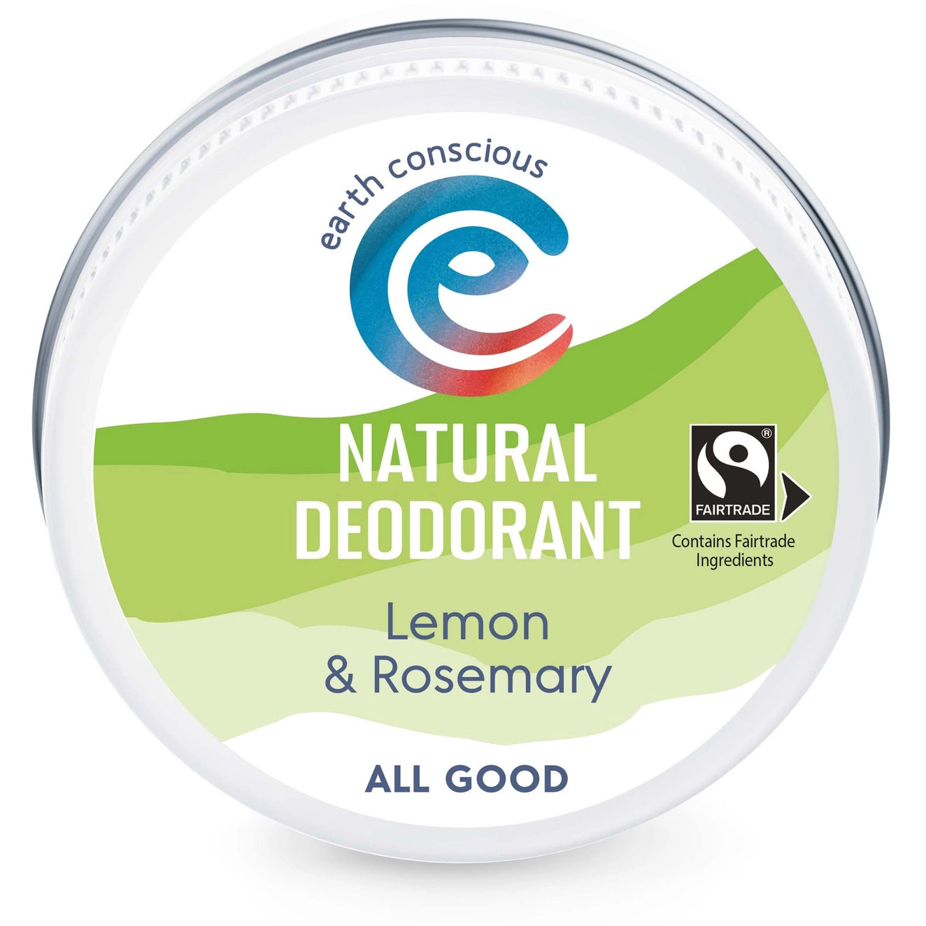 Baume déodorant naturel Earth Conscious - Citron et romarin