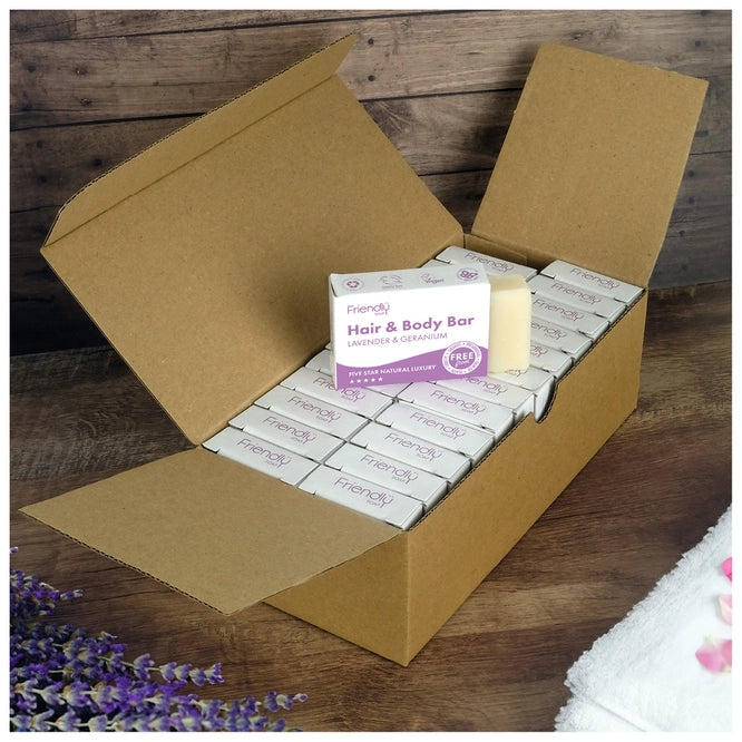 Barres de savon écologiques pour invités 24 x 20 g