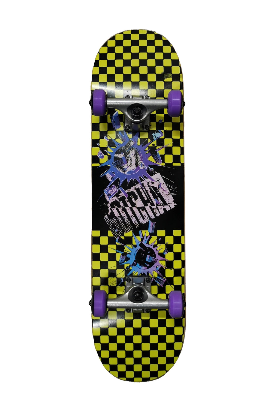 Exploaded Skateboard