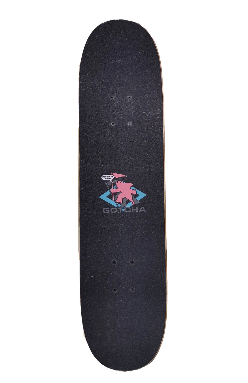 Exploaded Skateboard
