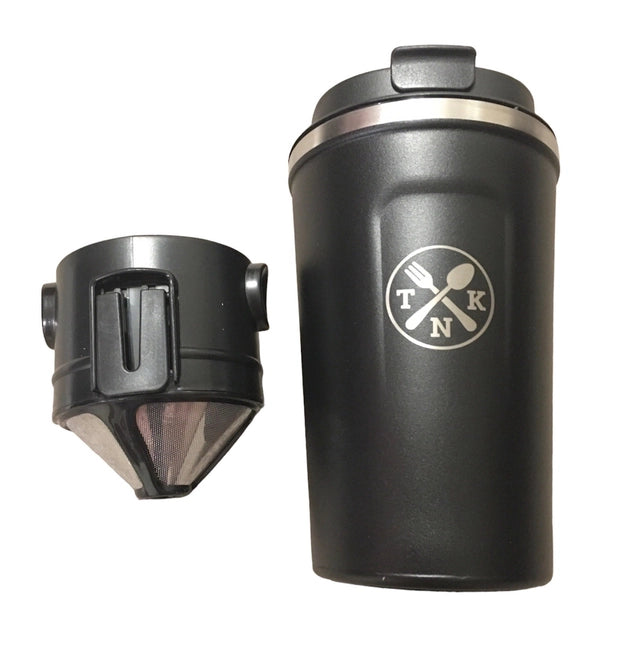 Taza de café con filtro