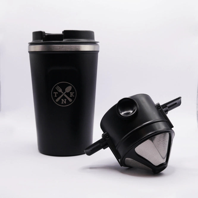 Taza de café con filtro
