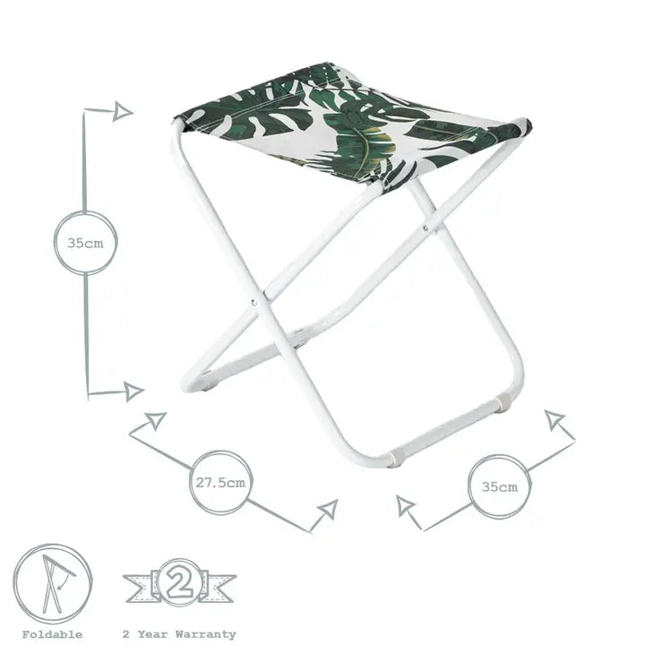 Tabouret pliant classique Harbour Housewares - Feuille de bananier
