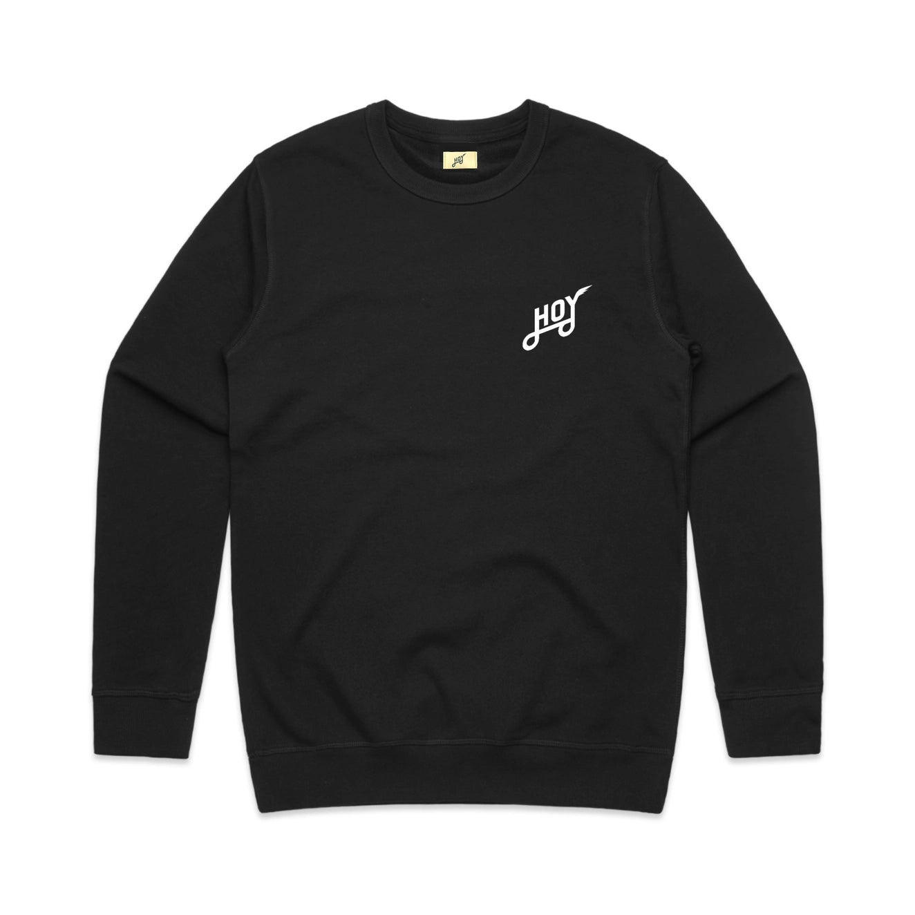 Hoy Classics Crew Neck Sweater - Silhouette Black