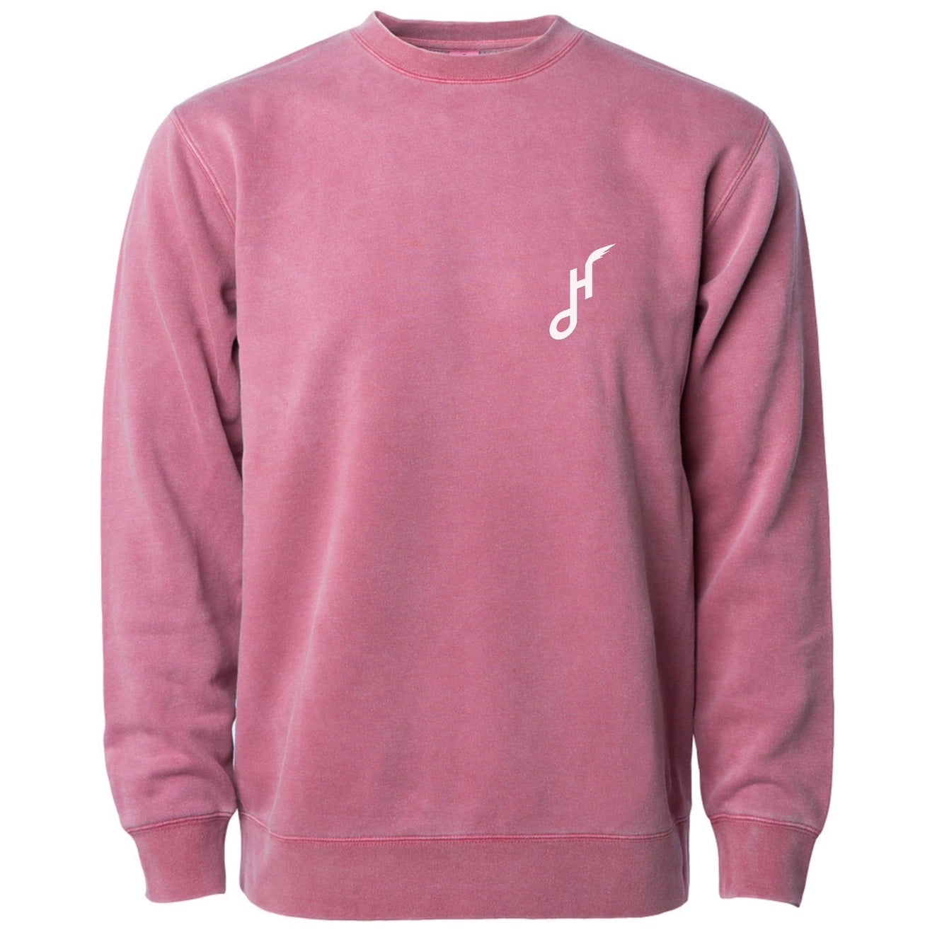 Pull ras du cou teint pigmenté Hoy Downtown (rose)