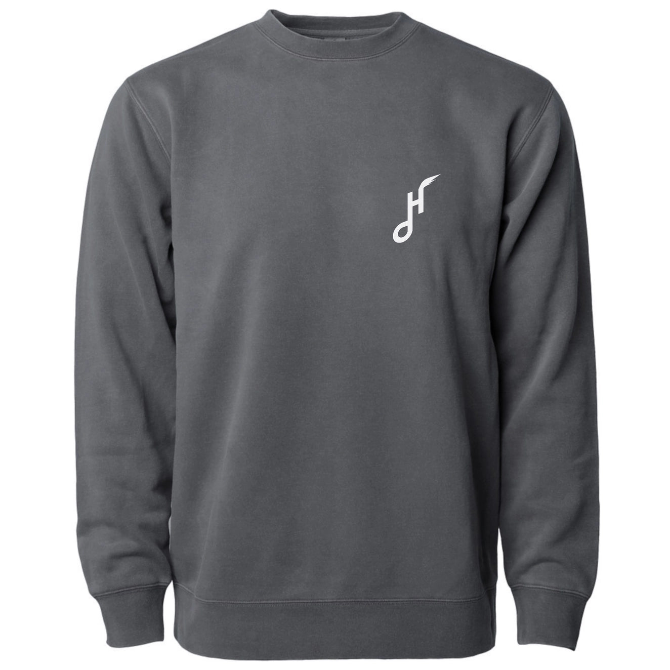 Pull ras du cou teint pigmenté Hoy Downtown (gris)
