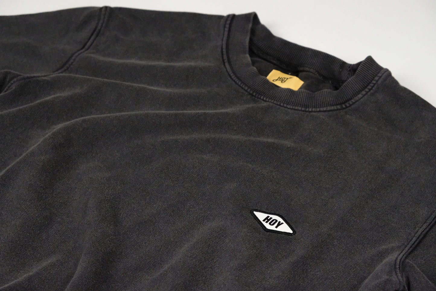 Pull bio Hoy Insignia - Noir délavé