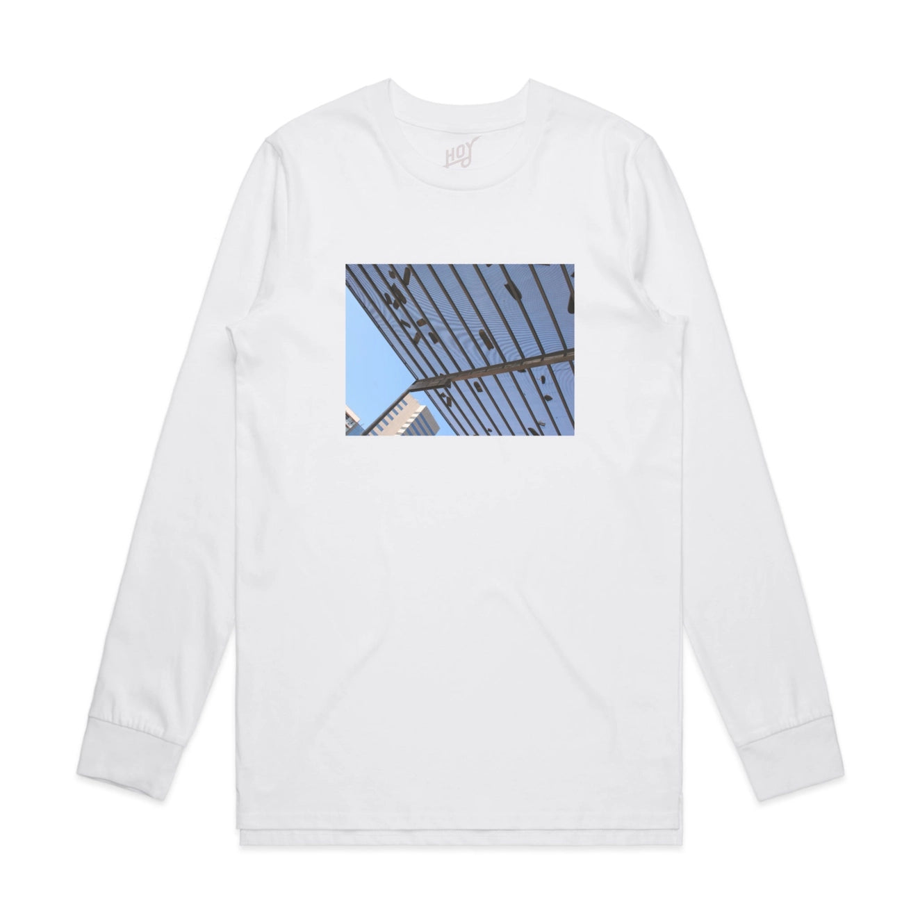 Hoy Sants Long Sleeve T-Shirt - White