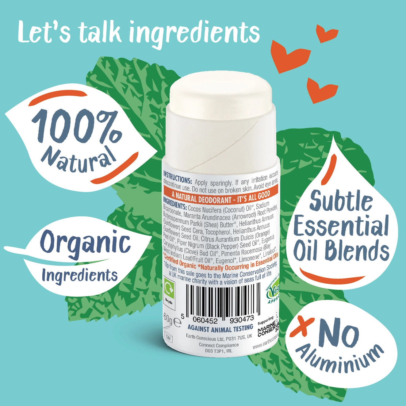 Indian Bay Leaf & Orange - Strong Protection 60g Deo Stick