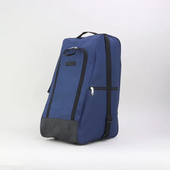 Grand sac à bottes en caoutchouc bleu marine