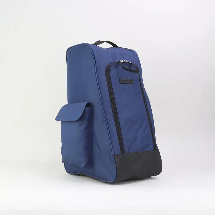 Grand sac à bottes en caoutchouc bleu marine