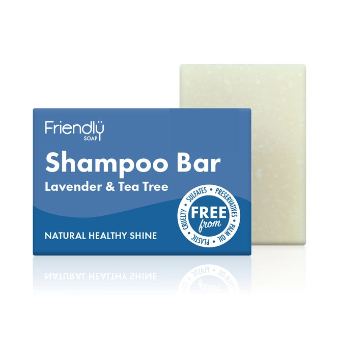 Shampoing solide à la lavande et à l'arbre à thé - Écologique