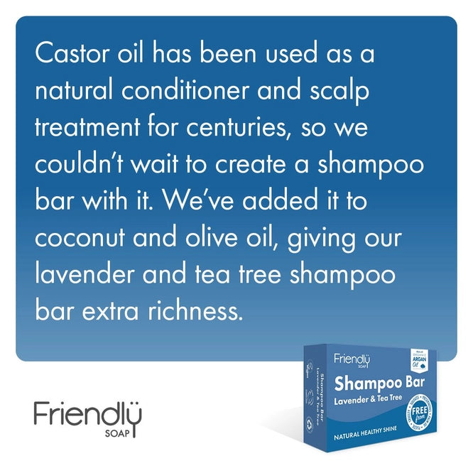 Shampoing solide à la lavande et à l'arbre à thé - Écologique
