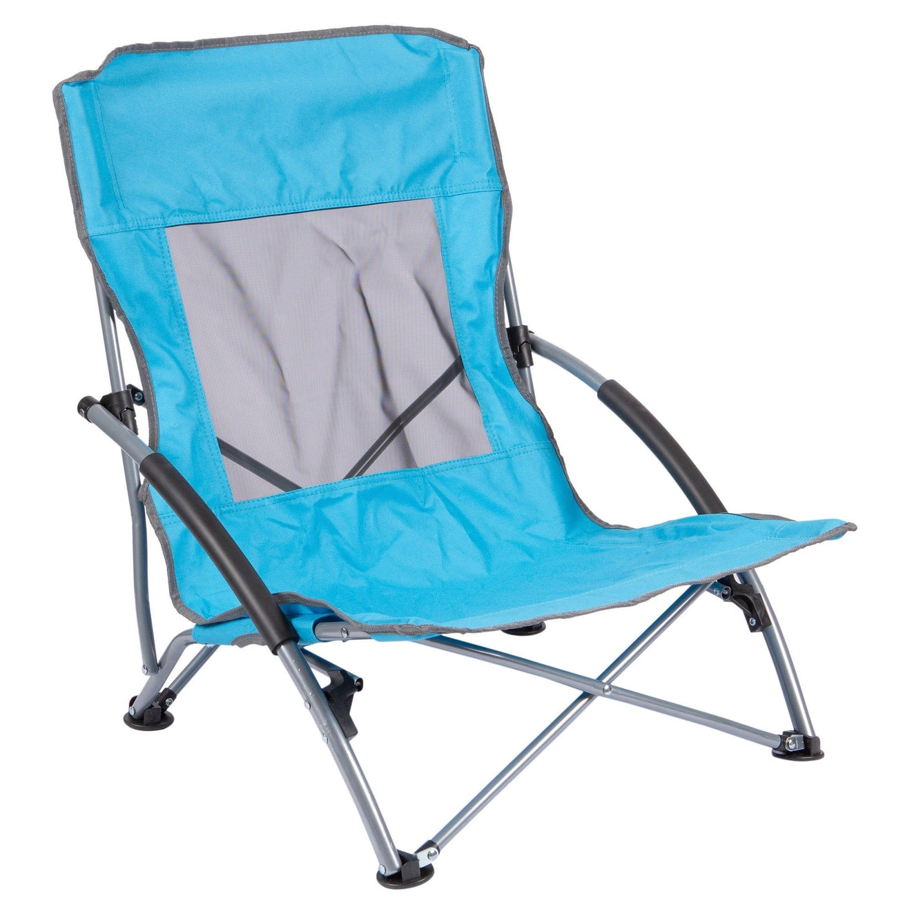 Chaise de plage pliante en acier bleu clair – Par Redwood