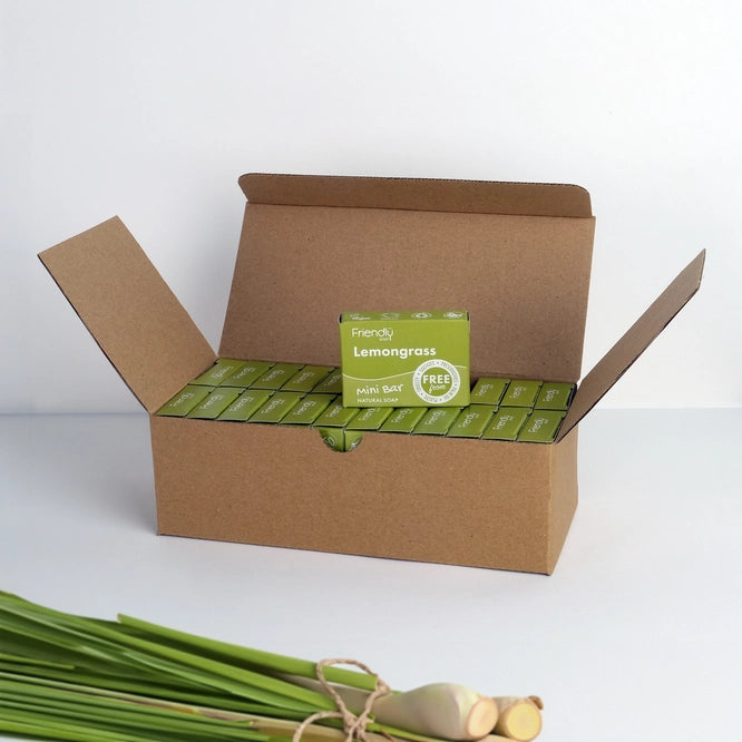 Mini-barre de savon naturel, lot de 24 - Citronnelle