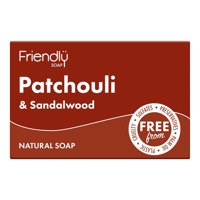 Barre de savon écologique au patchouli et au bois de santal