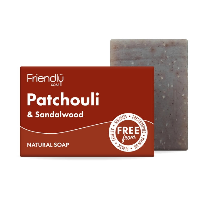 Barre de savon écologique au patchouli et au bois de santal