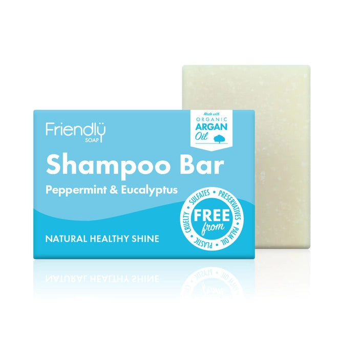 Barre de shampoing à la menthe poivrée et à l'eucalyptus - Écologique