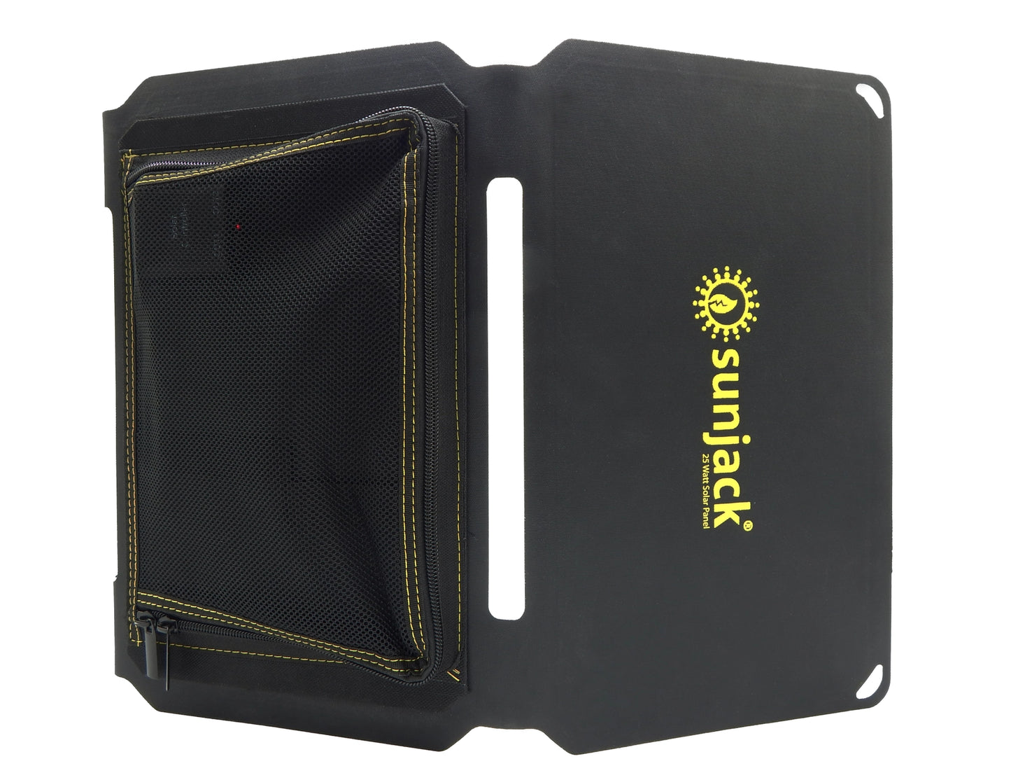 Chargeur solaire portable SunJack 25 W + 2 batteries externes 10 000 mAh