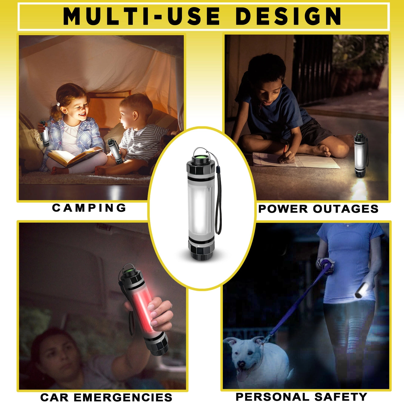 Mini bâton lumineux étanche SunJack avec batterie externe