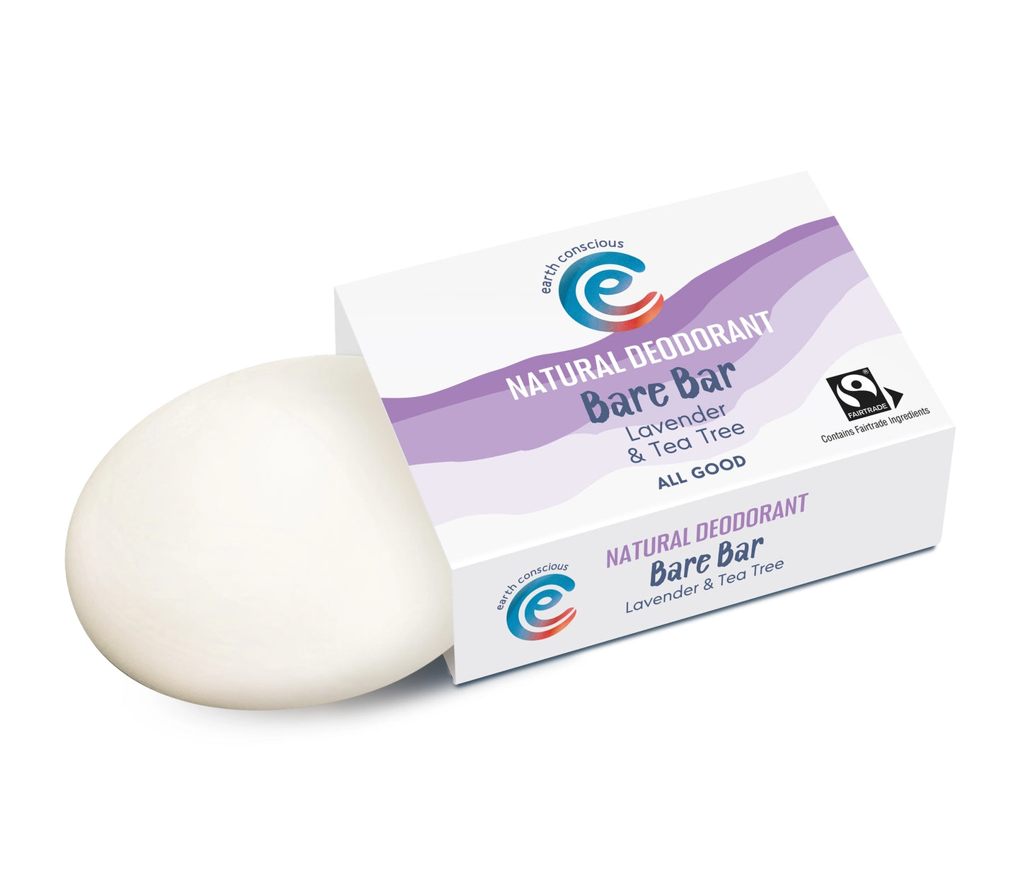 The Bare Bar - Lavender & Tea Tree Natural Deodorant - 90g