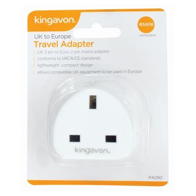 Adaptateur de voyage Royaume-Uni vers Europe