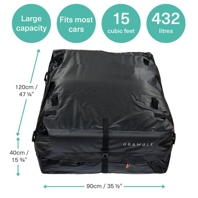 Bolsa impermeable para el techo del coche