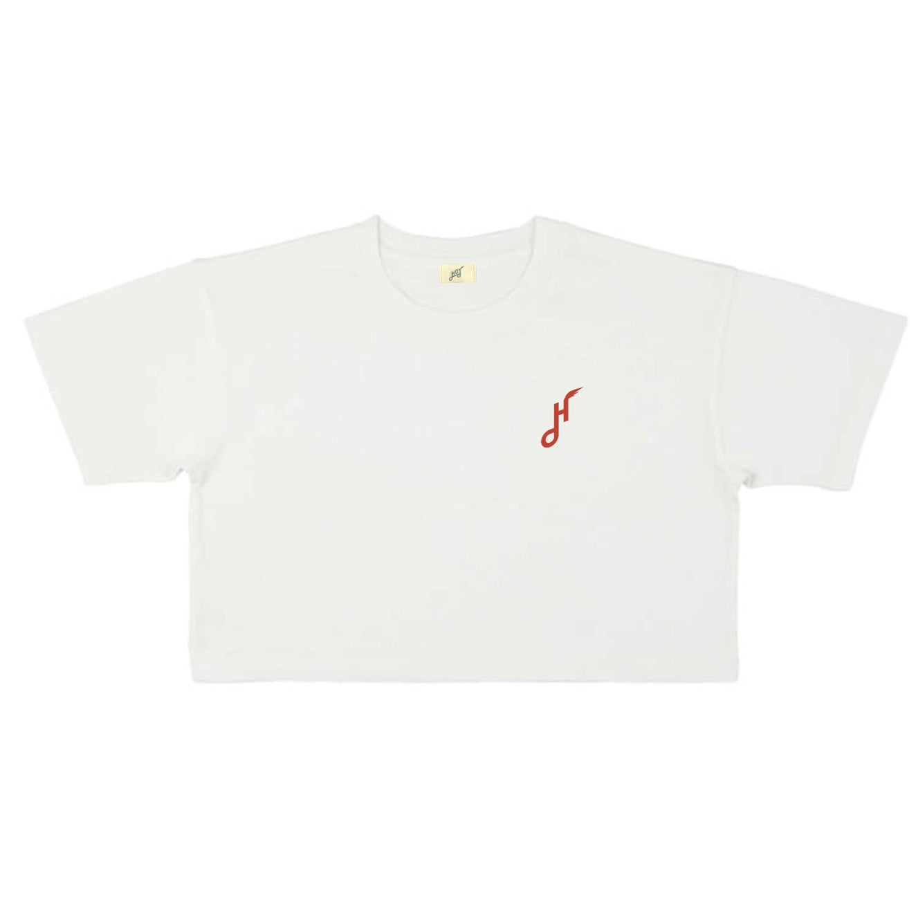 Women's Hoy Downtown Organic Crop T-Shirt - Natural
