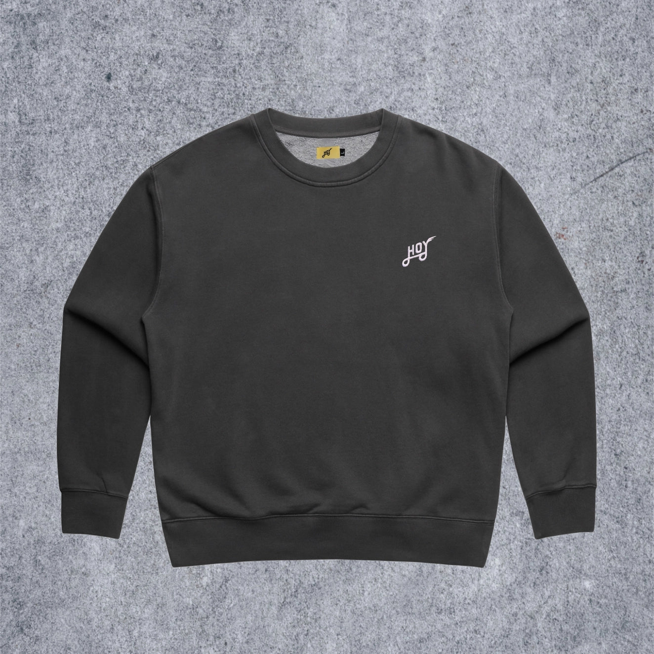 Pull Hoy Explore pour femme - Noir délavé