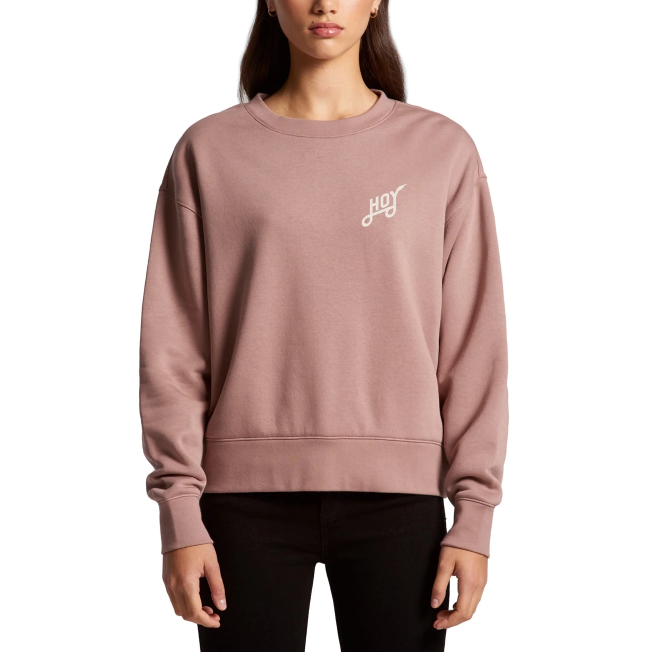 Pull Hoy Uptown pour femme - Rose poudré