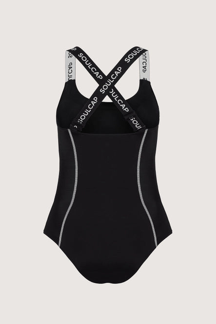 Maillot de bain une pièce pour femme avec bretelles réglables