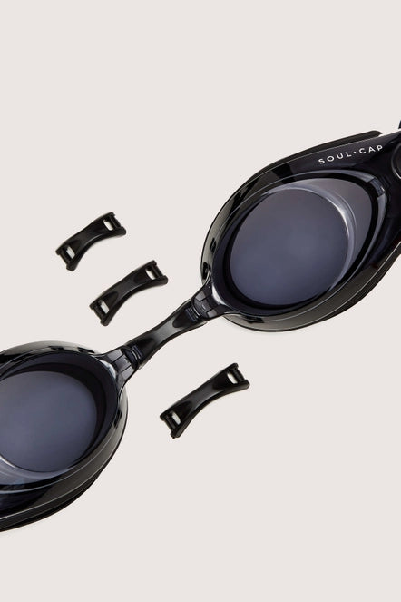 Lunettes de natation foncées pour junior Hajos