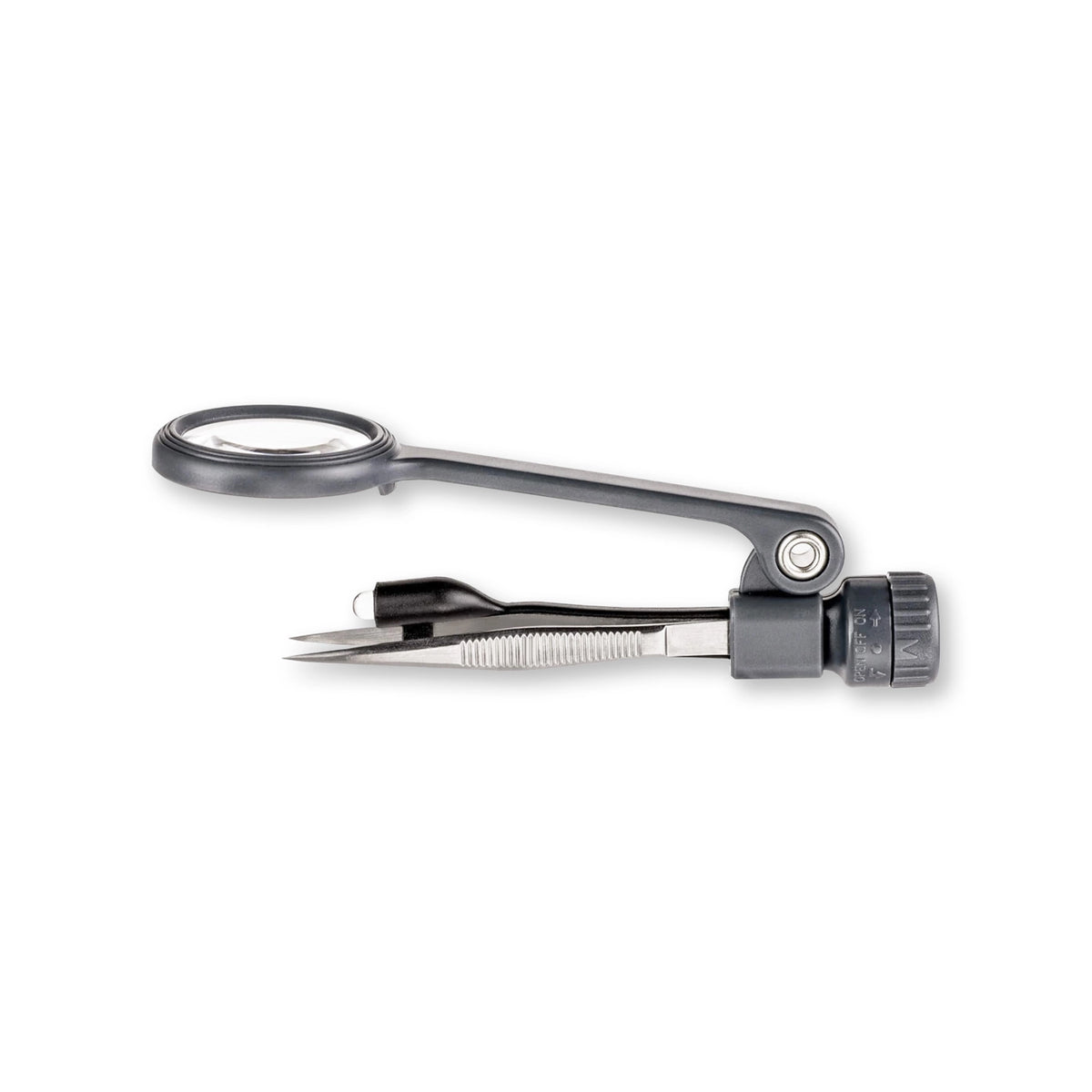 4.5x, Led Lighted Magnifier with High Precision Tweezers