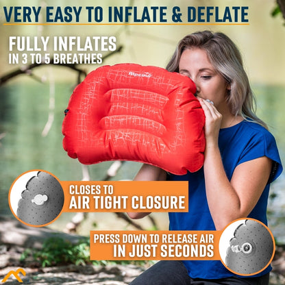 Alpcour Inflatable Camping Pillow