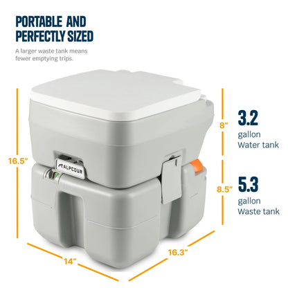 Alpcour Portable Toilet