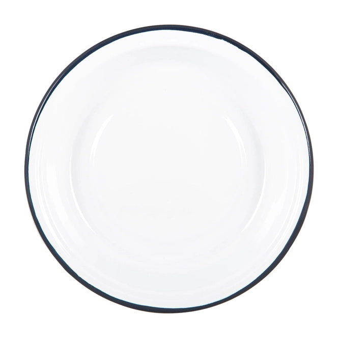 Cuenco hondo esmaltado blanco de Argon Tableware - 22,5 cm