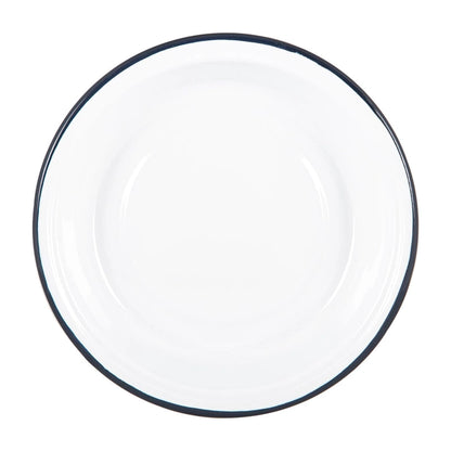 Cuenco hondo esmaltado blanco de Argon Tableware - 22,5 cm